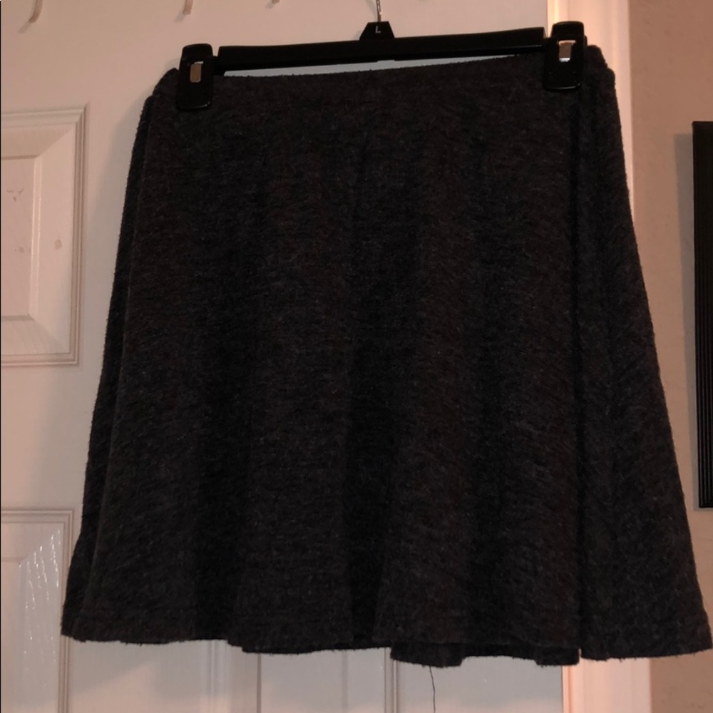 Dark Grey Knit Skirt